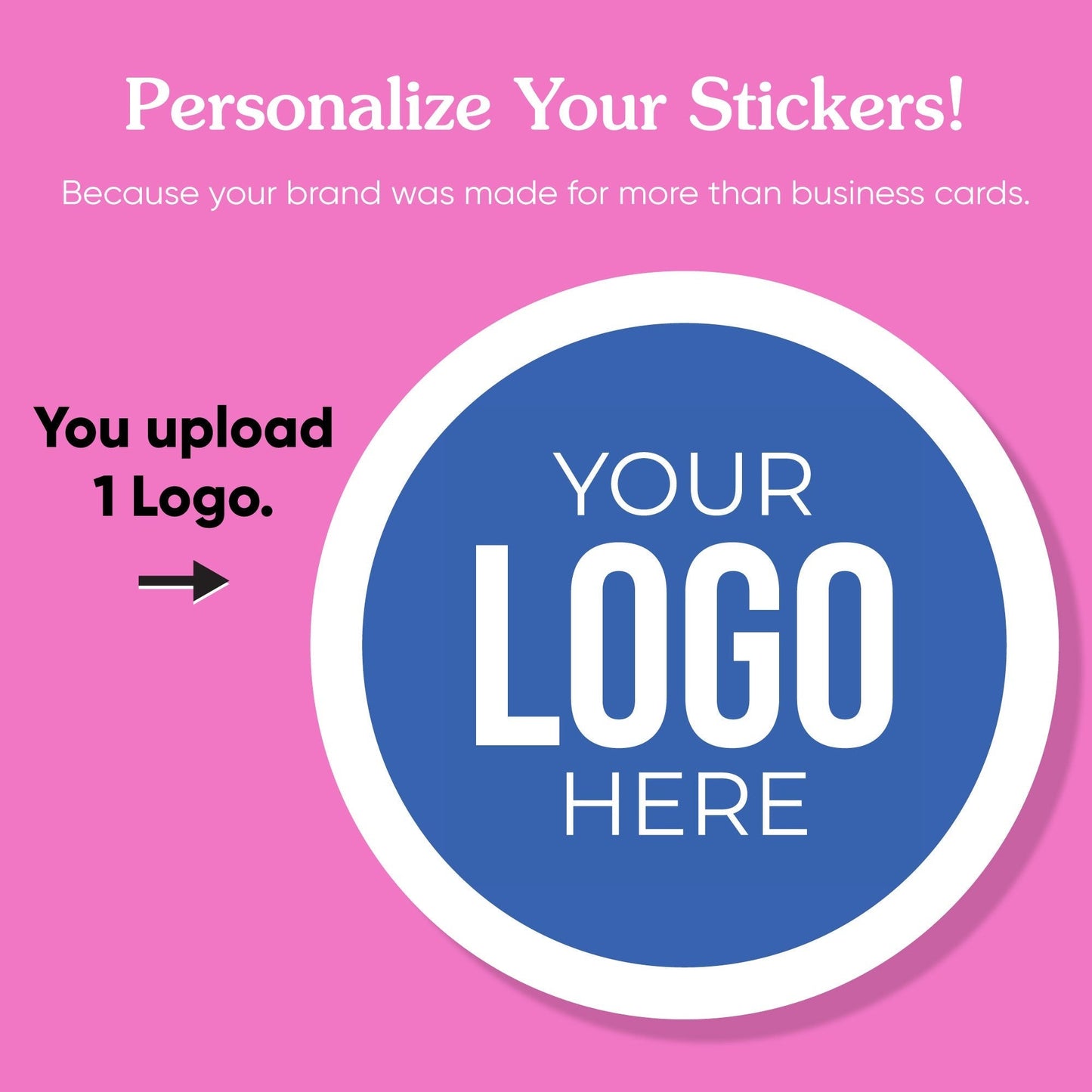 Custom Logo Stickers & Clear Cookie Bags