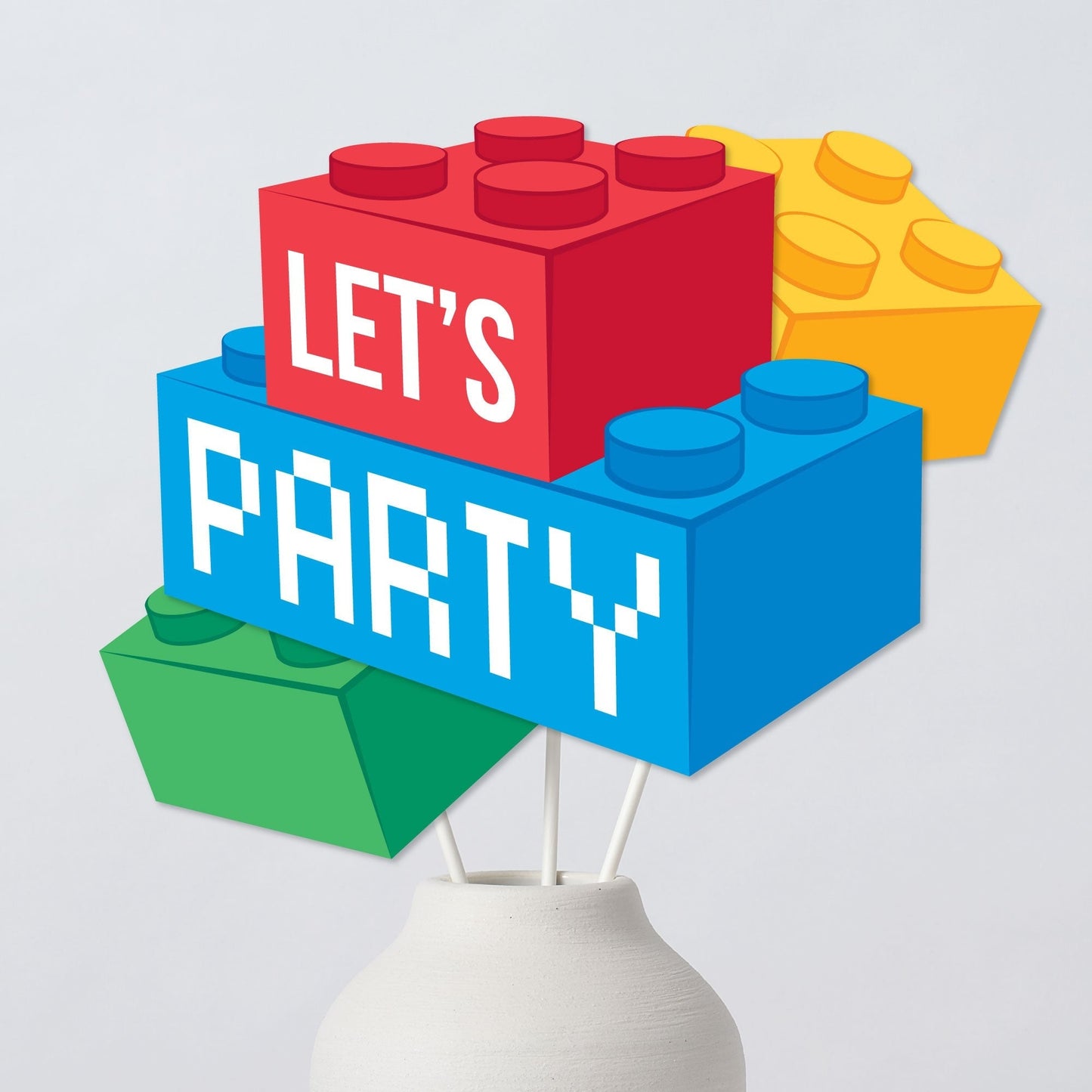Building Blocks Table Toppers - 15 Ct