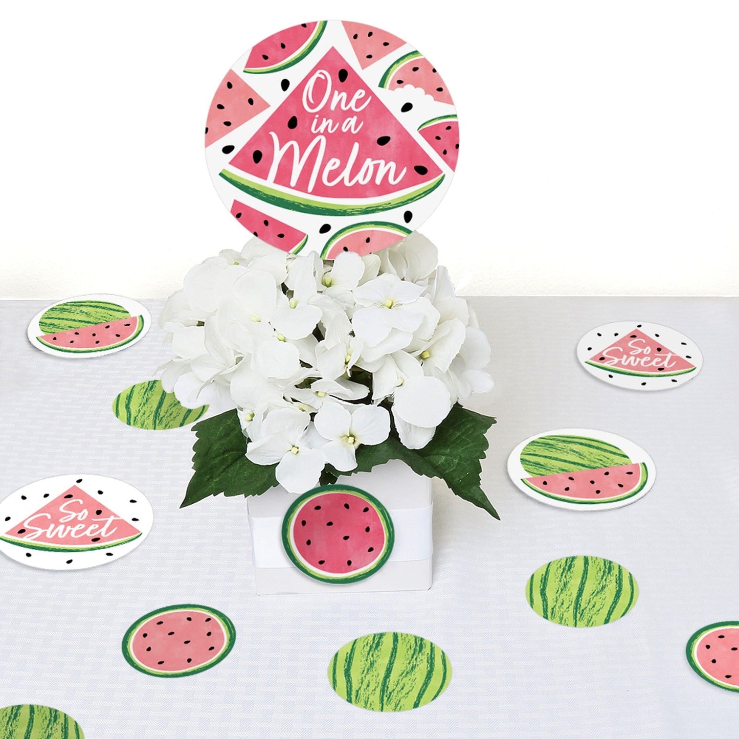 Sweet Watermelon - Fruit Party Giant Circle Confetti - Party Decorations - Large Confetti 27 Count