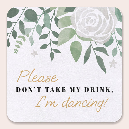 Drink Coasters - Boho Botanical - 25 Ct