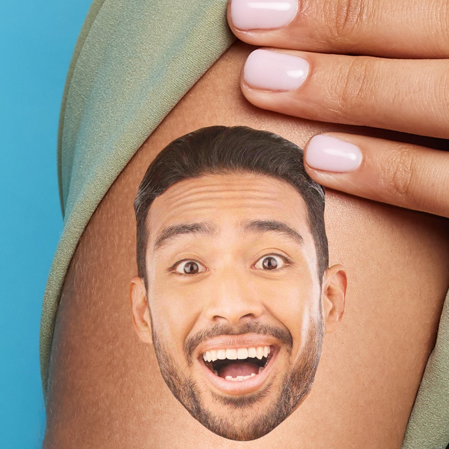 Custom Fun Face Temporary Tattoos - 12 Ct