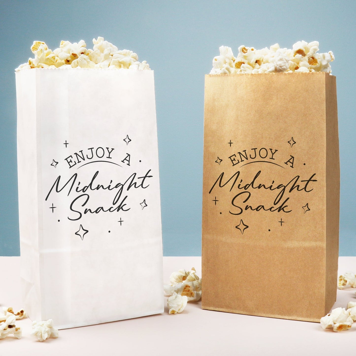 Popcorn Bags - Midnight Snack - 25 Ct