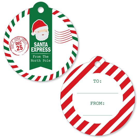 Santa's Special Delivery - From Santa Claus Christmas Favor Gift Tags - Set of 20