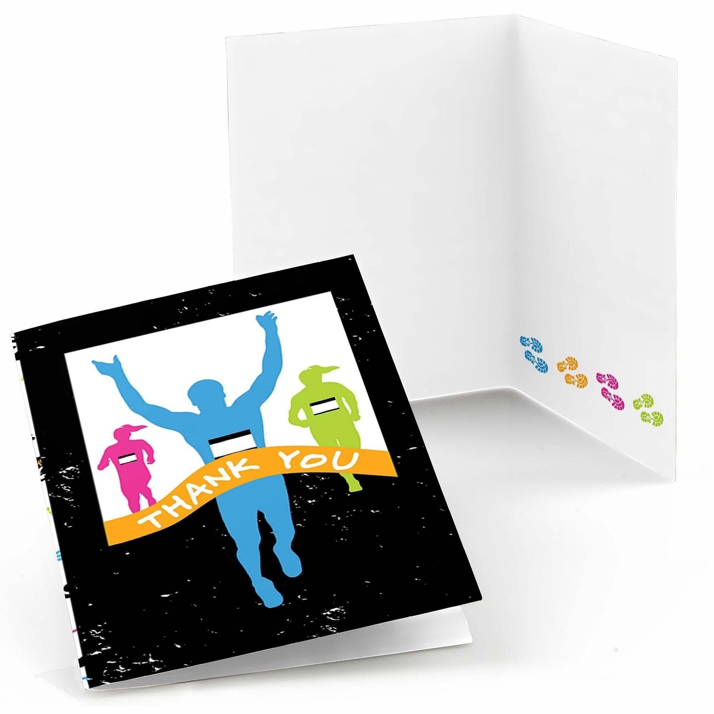 Set The Pace - Running - Track, Cross Country or Marathon Thank You Cards - 8 ct