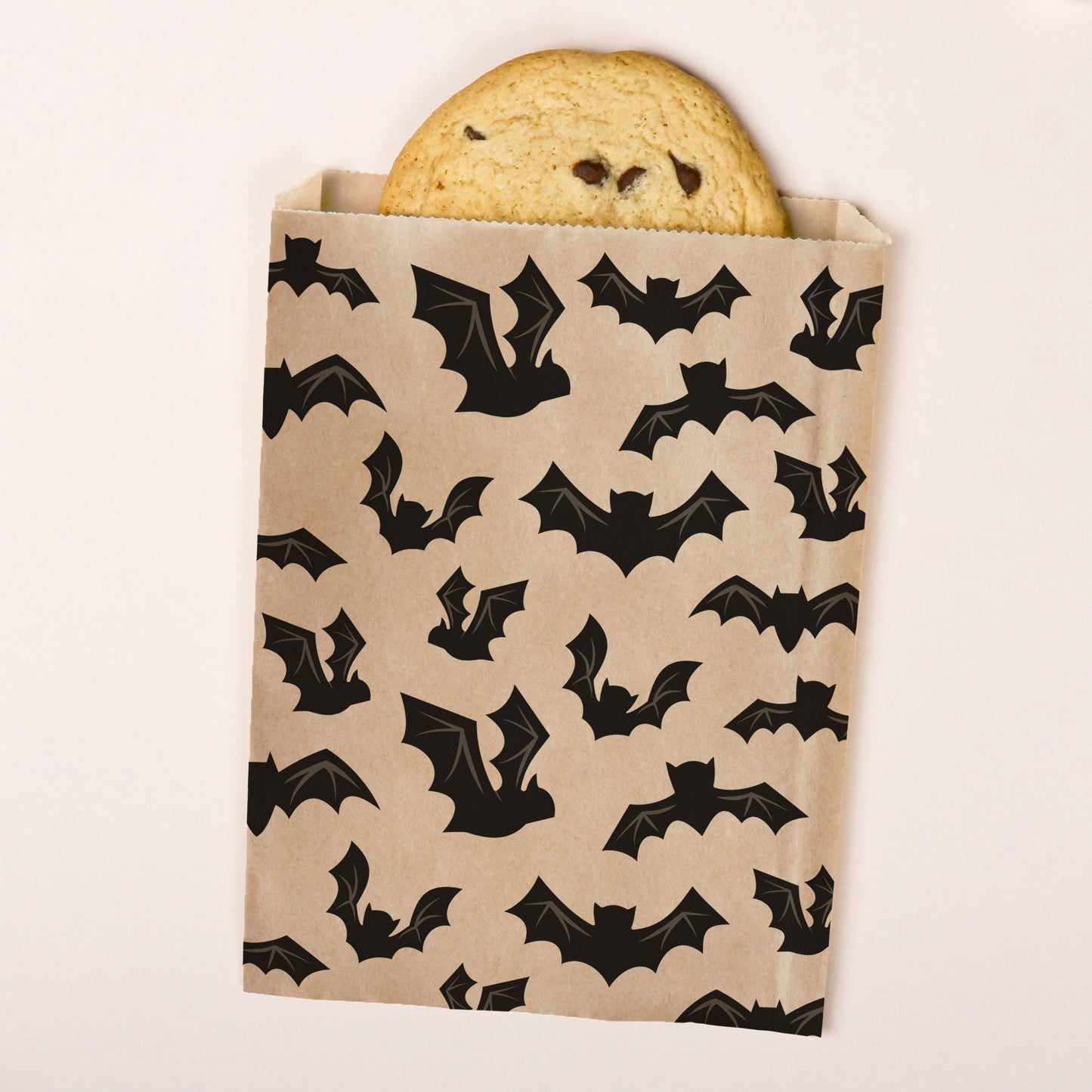 Paper Treat Bags - Black Bats - 25 Ct