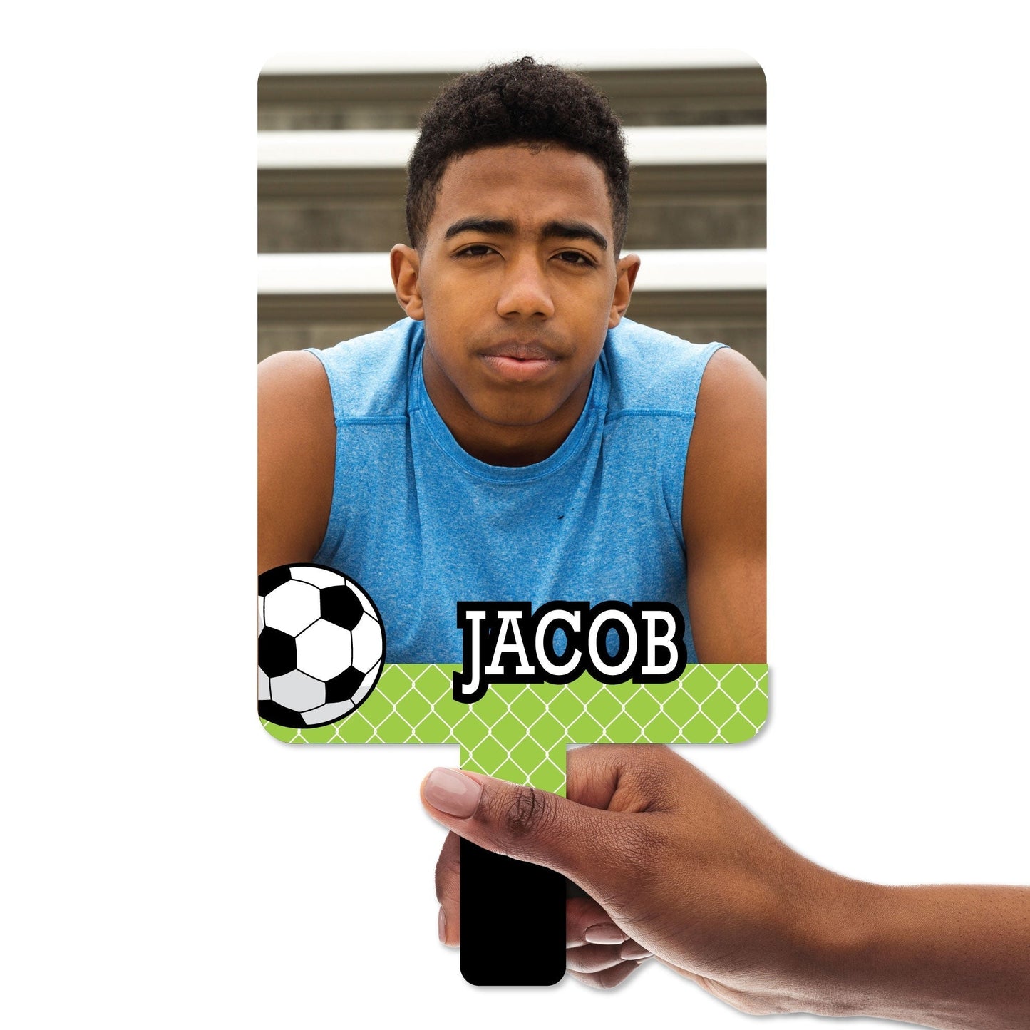 Custom Grad Soccer Photo Paddle 1, 3, 6, or 12 Ct