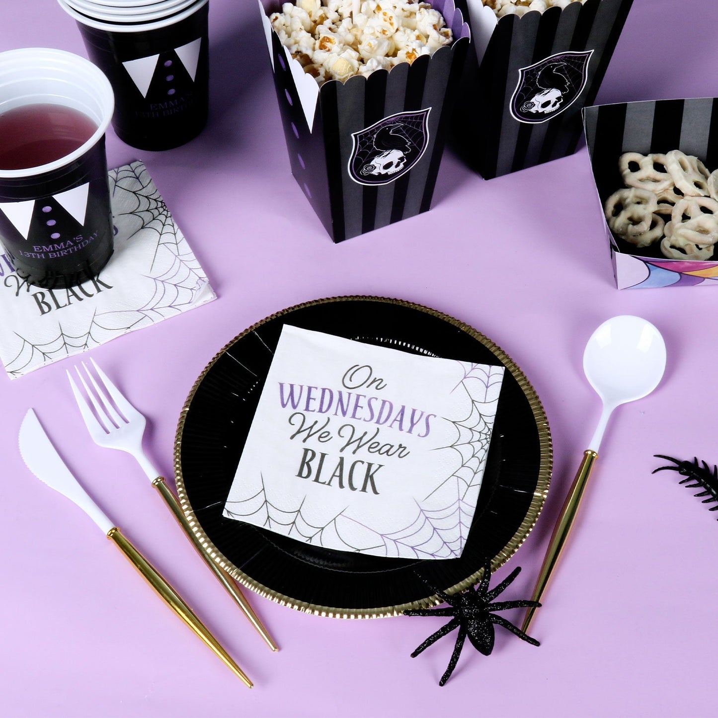 Napkins - Goth Girl - 24 Ct