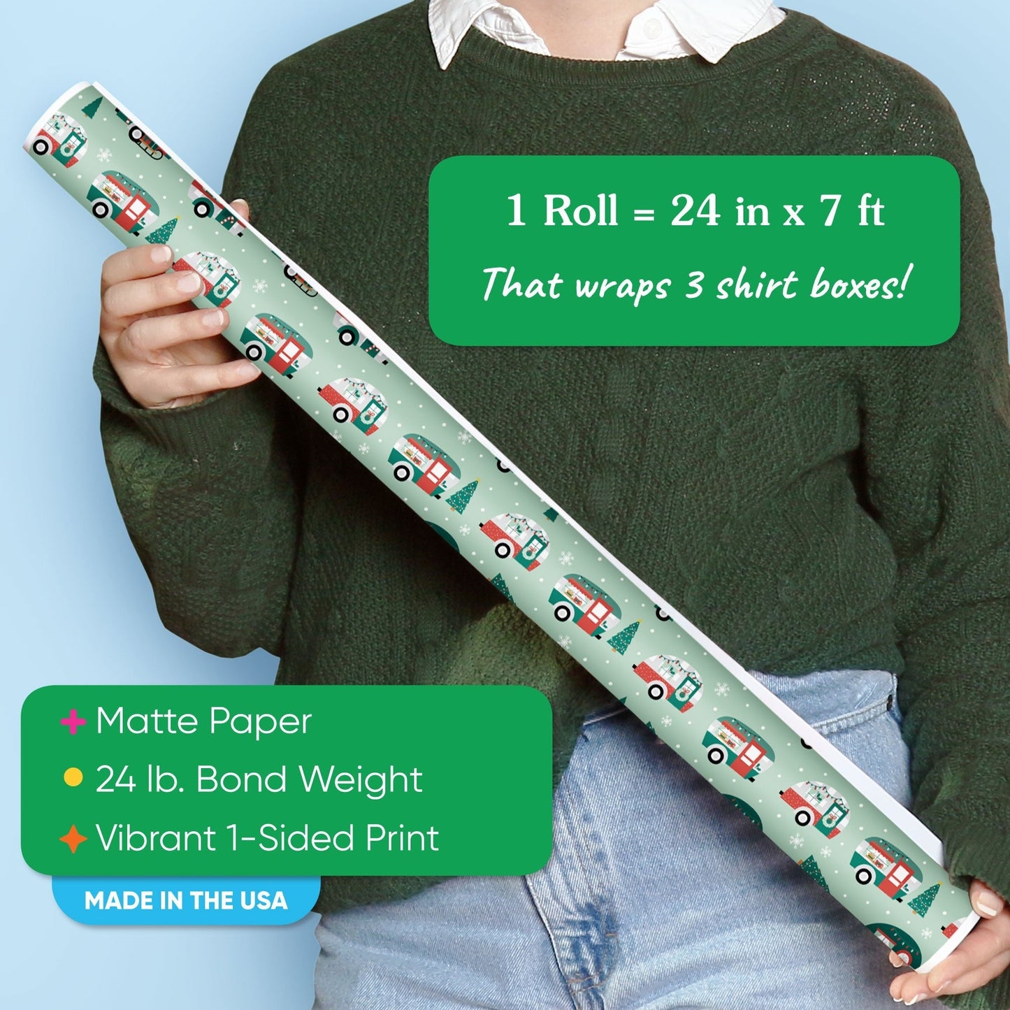 Camper Christmas - Wrapping Paper