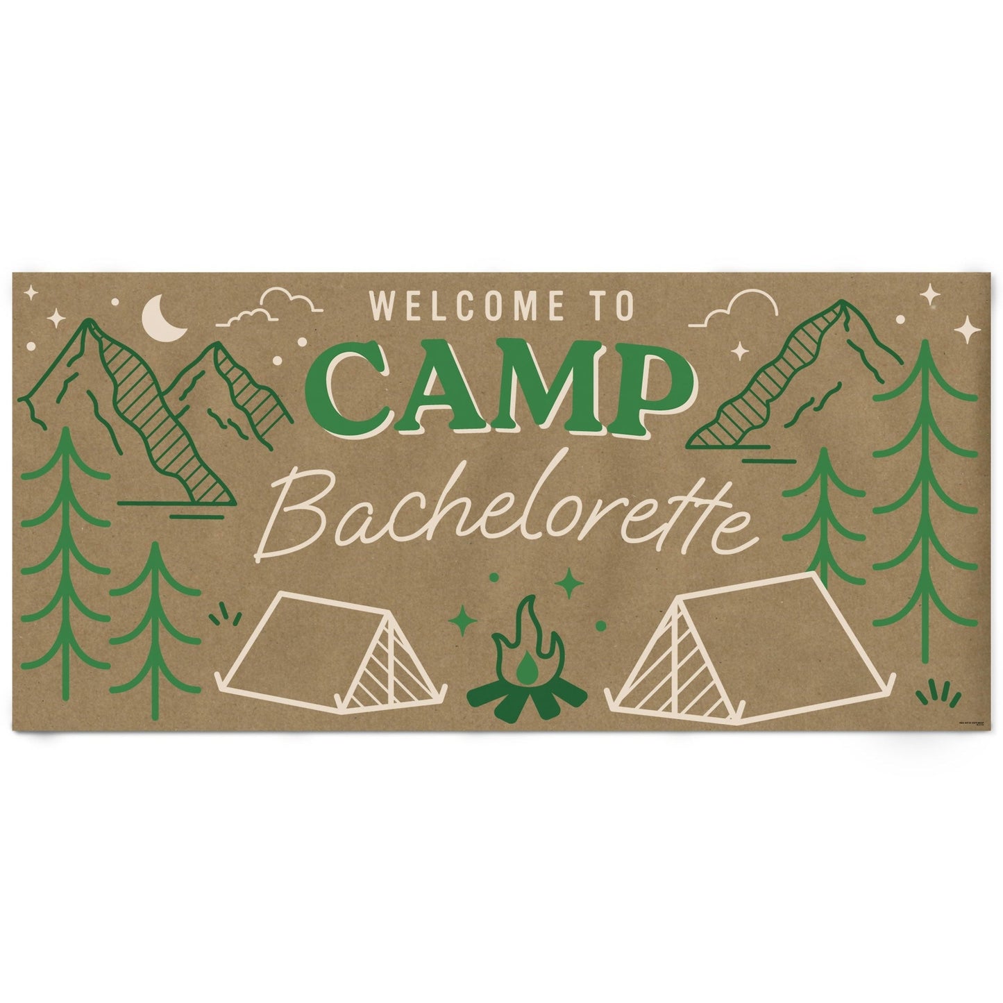 Camp Bachelorette Kraft Banner