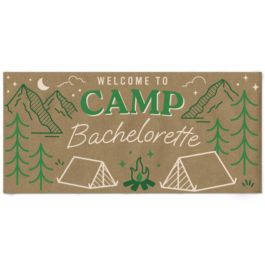 Camp Bachelorette Kraft Banner