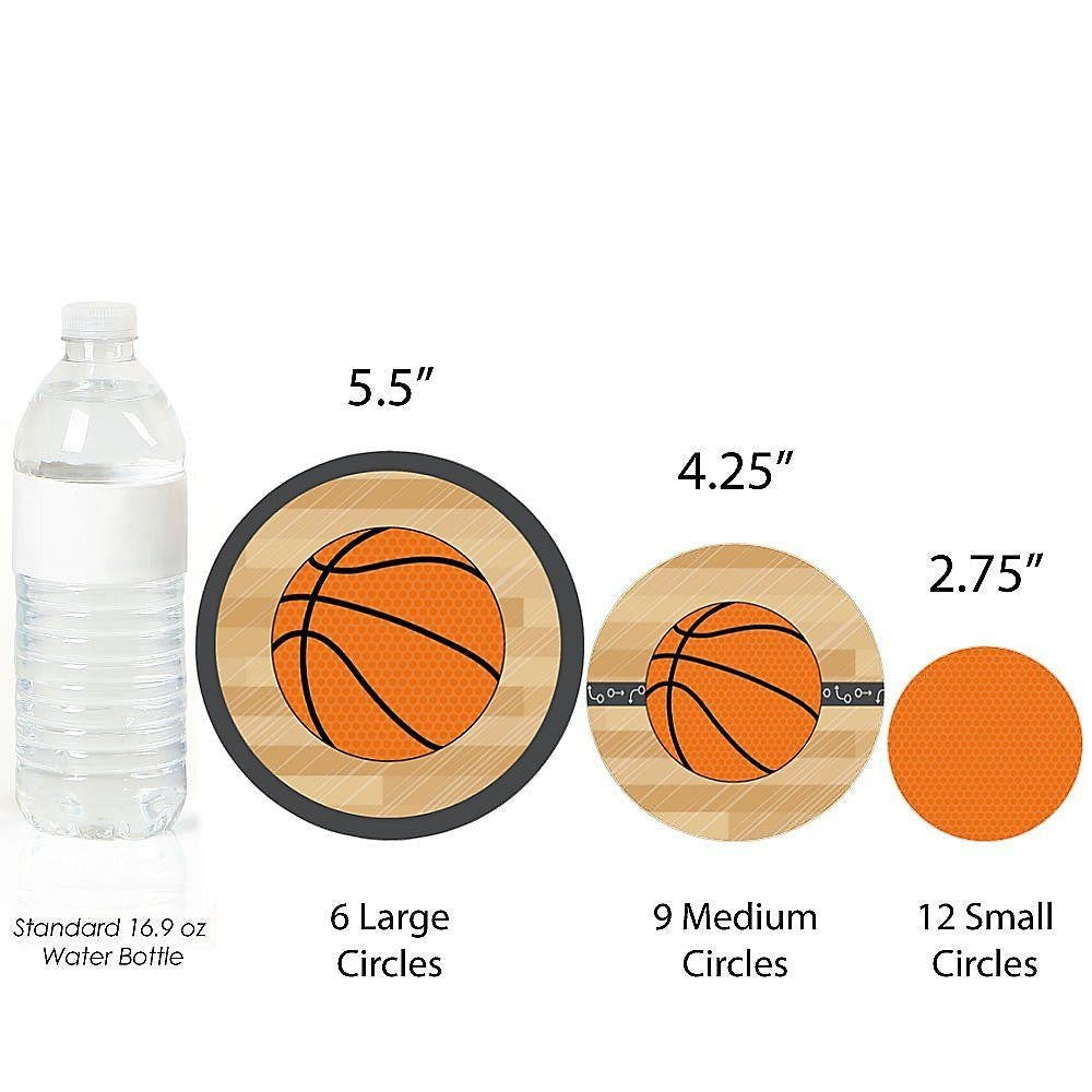 Nothin' But Net - Basketball - Baby Shower or Birthday Party Table Confetti - 27 ct
