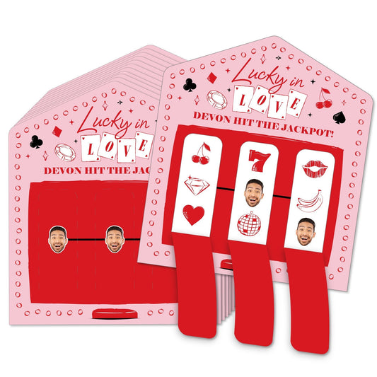Custom Face Lucky In Love Pull Tab Game