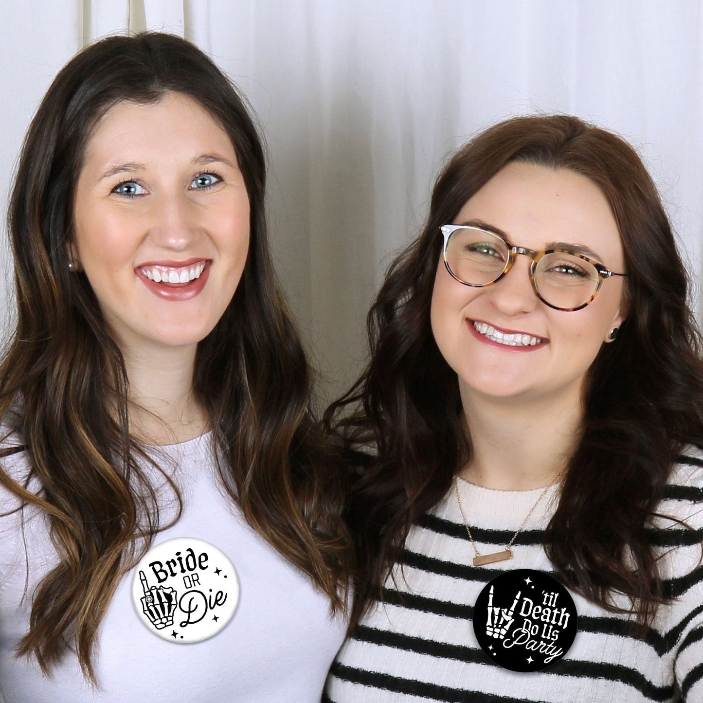 Til Death Do Us Party Bachelorette Buttons - 8 Ct