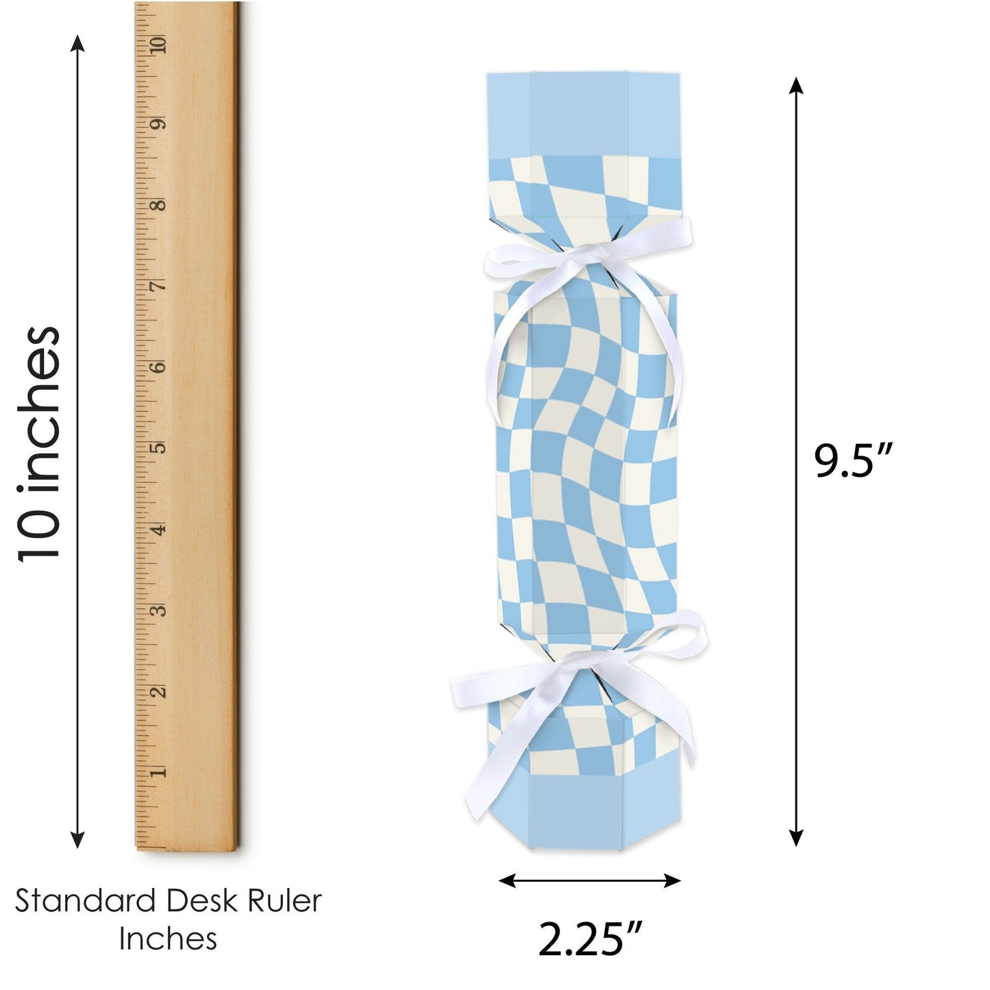 Checkered Cracker Boxes - 12 Ct