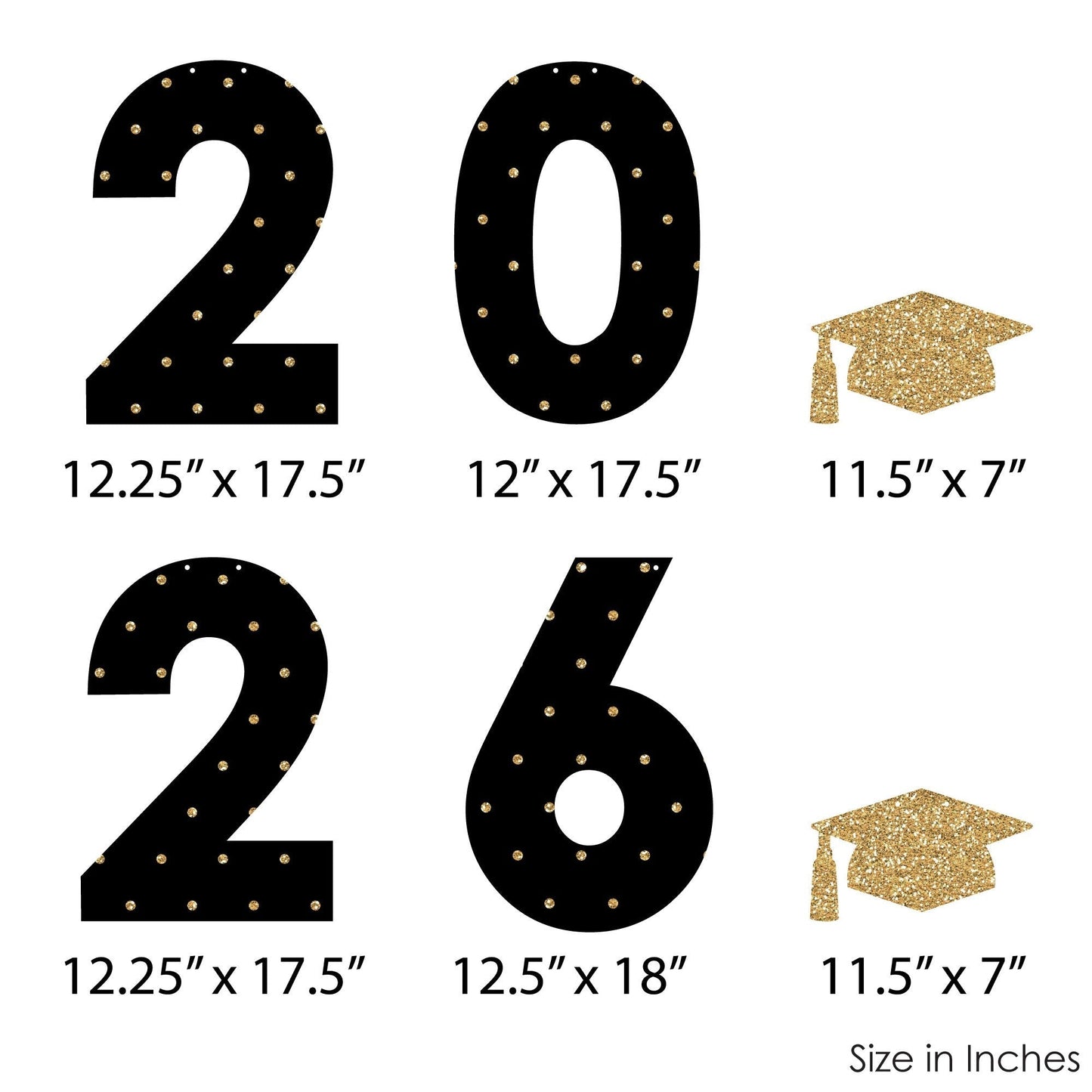 Tassel Worth The Hassle - Gold - Large Graduation Party Decorations - 2026 - Outdoor Letter Banner