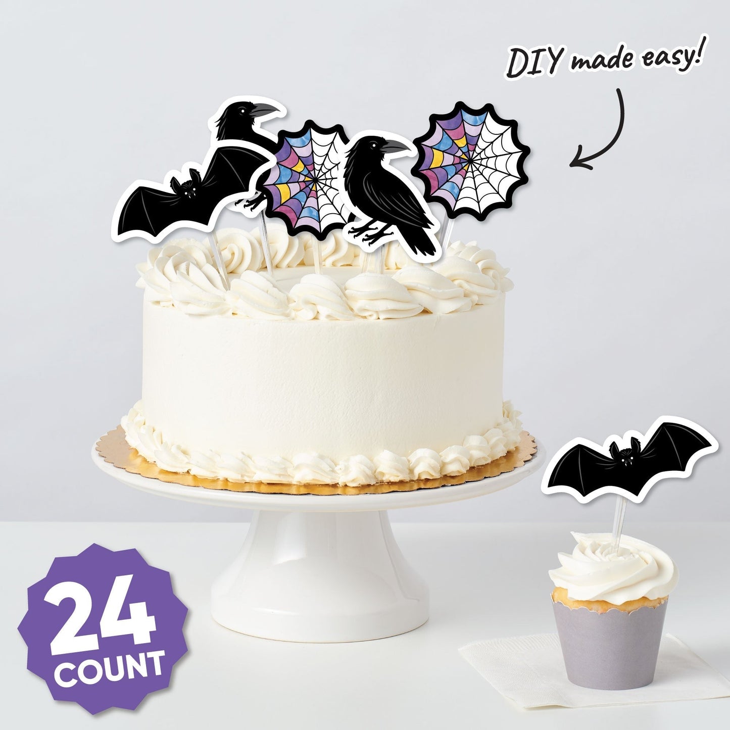 Goth Girl DIY Paper Cut-Outs - 24 Ct