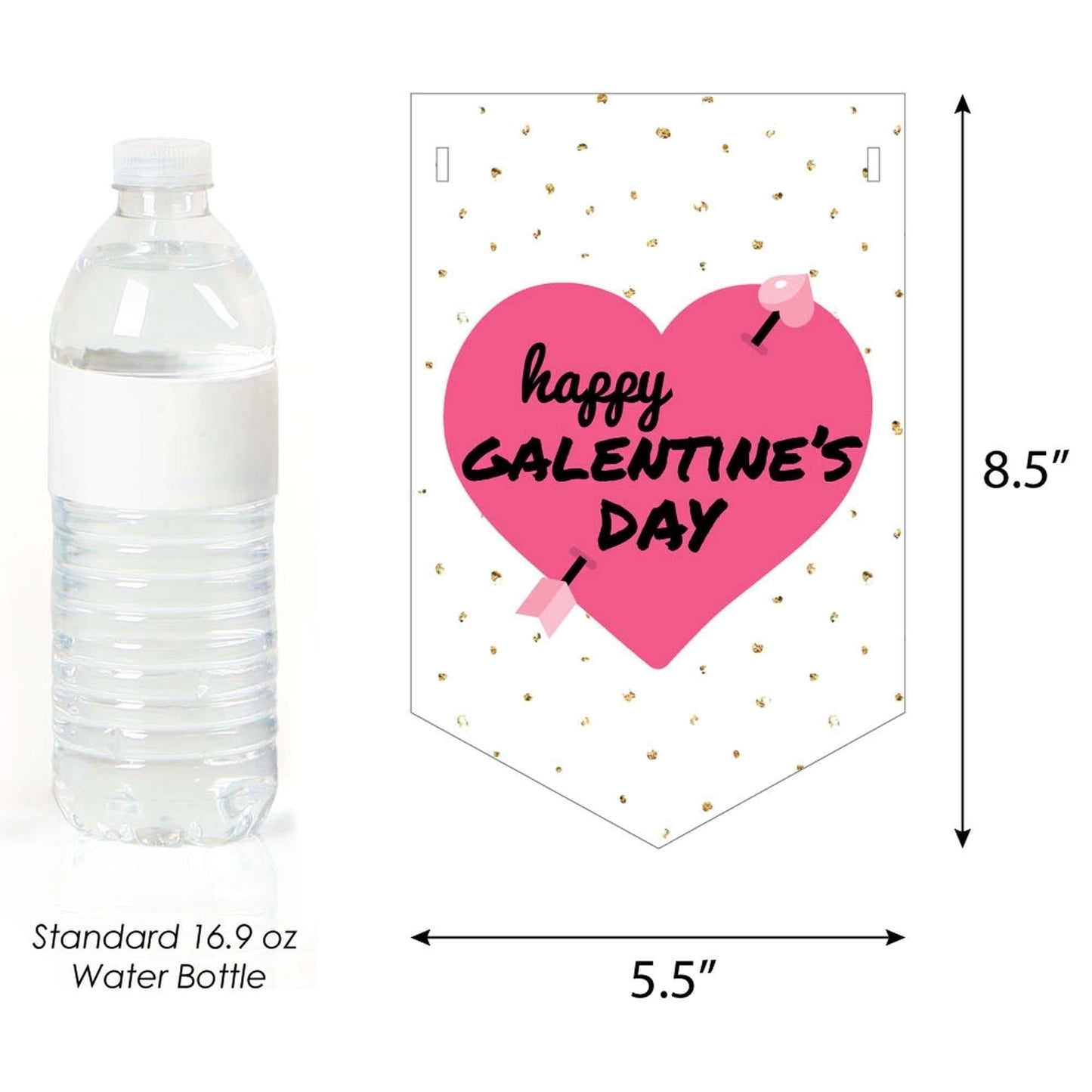 Be My Galentine - Galentine's & Valentine's Day Party Bunting Banner and Decorations