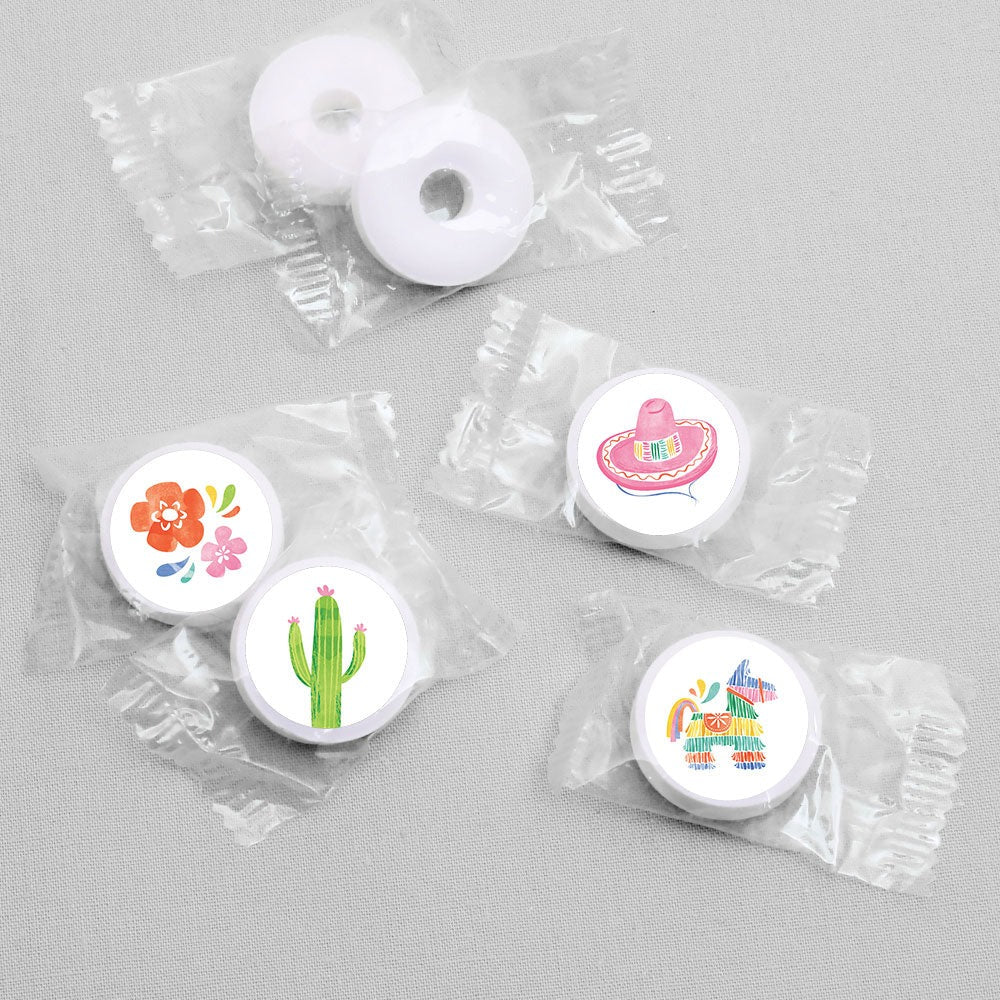 Fiesta Candy Stickers - 1 Sheet of 108