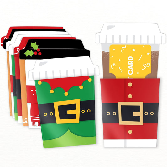 Assorted Christmas Nifty Gifty Card Holders - 8 Ct