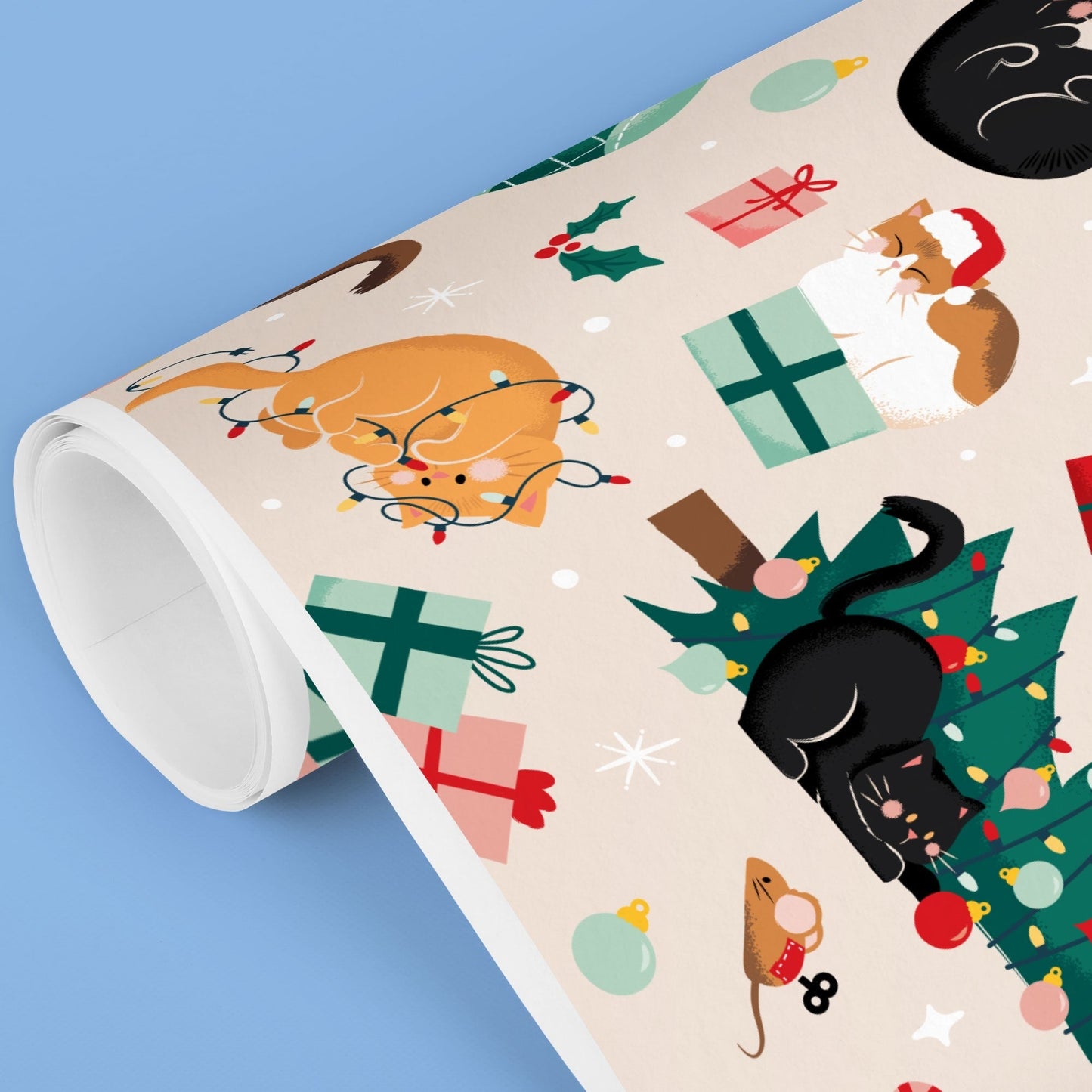 Cat Christmas - Wrapping Paper