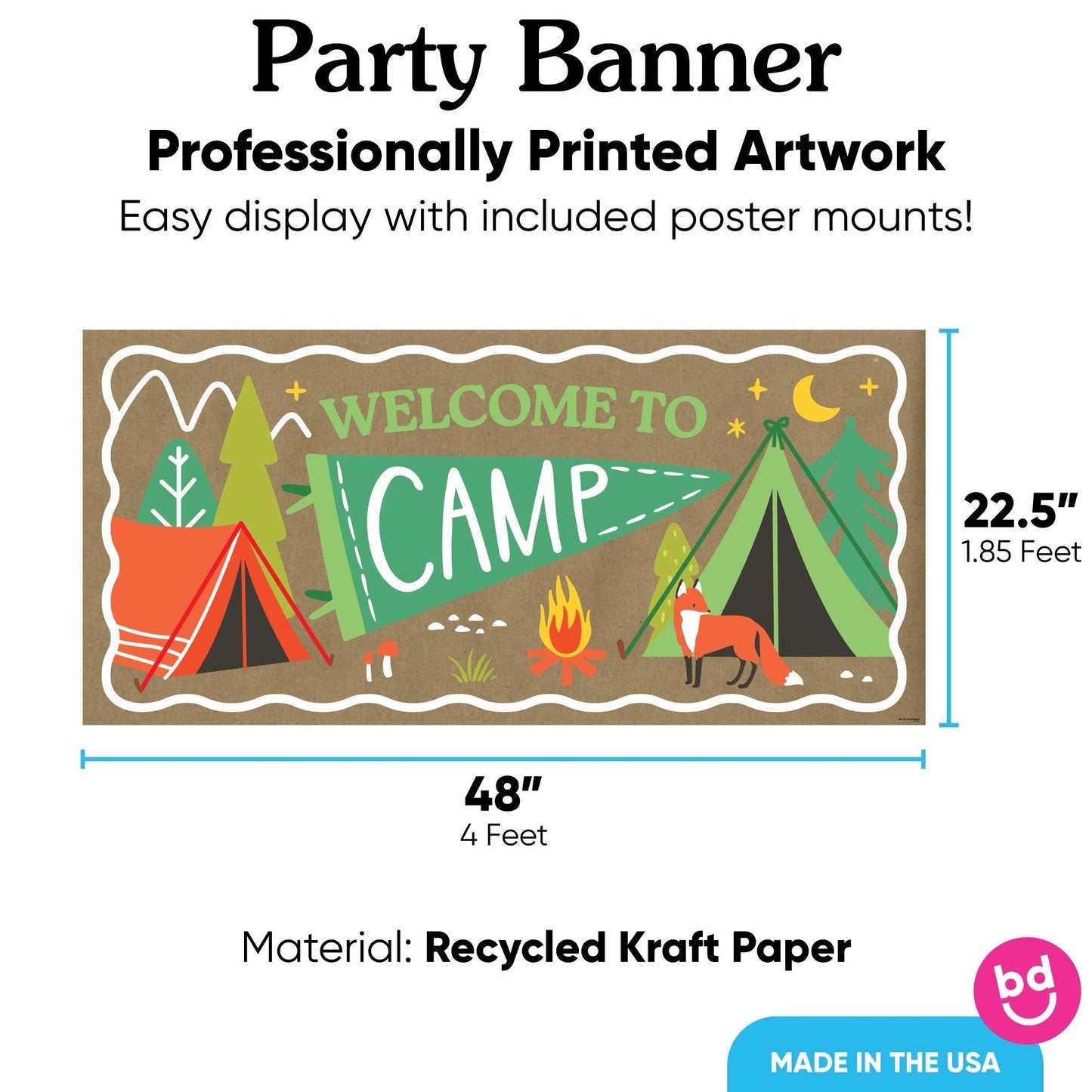 Camping Kraft Banner