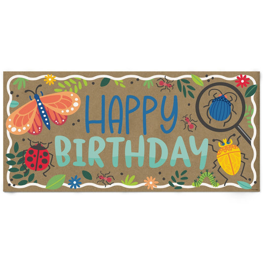 Buggin' Out Birthday Kraft Banner