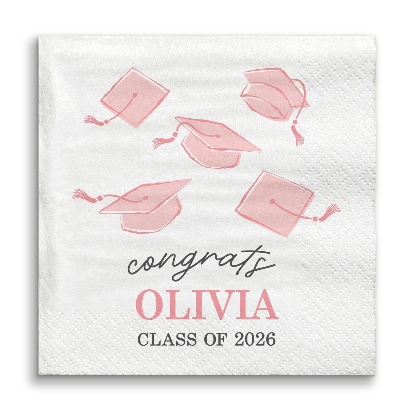Custom Text - Pastel Grad Napkins