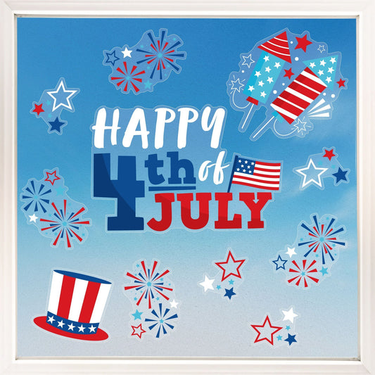 4th of July Window Clings