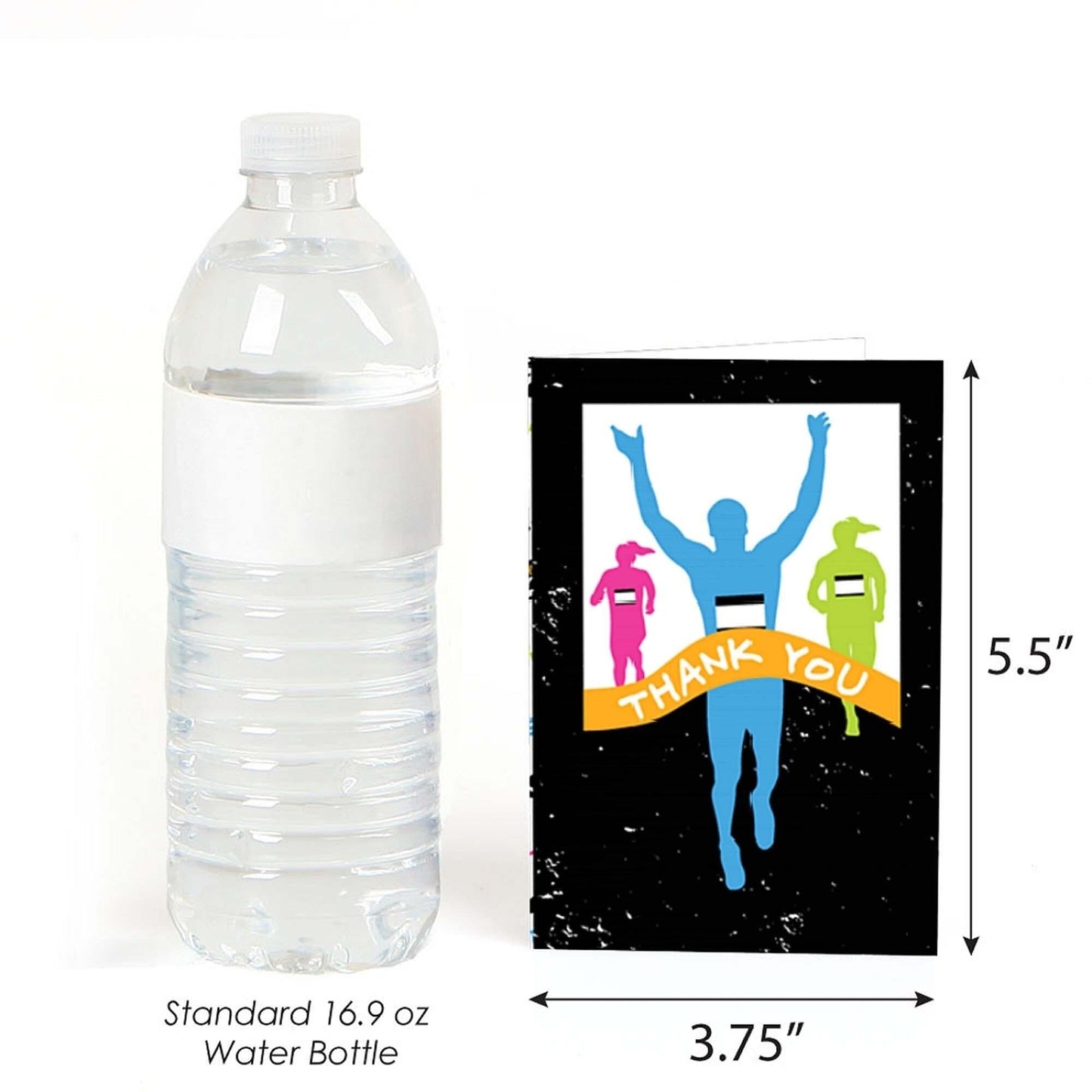 Set The Pace - Running - Track, Cross Country or Marathon Thank You Cards - 8 ct