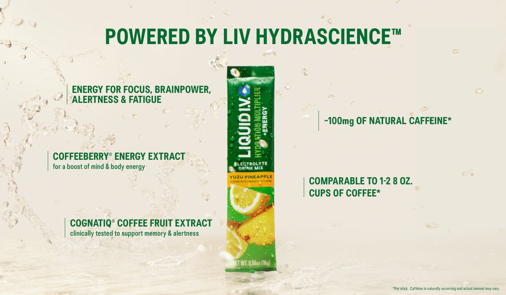 Yuzu Pineapple Hydration Multiplier® +Energy