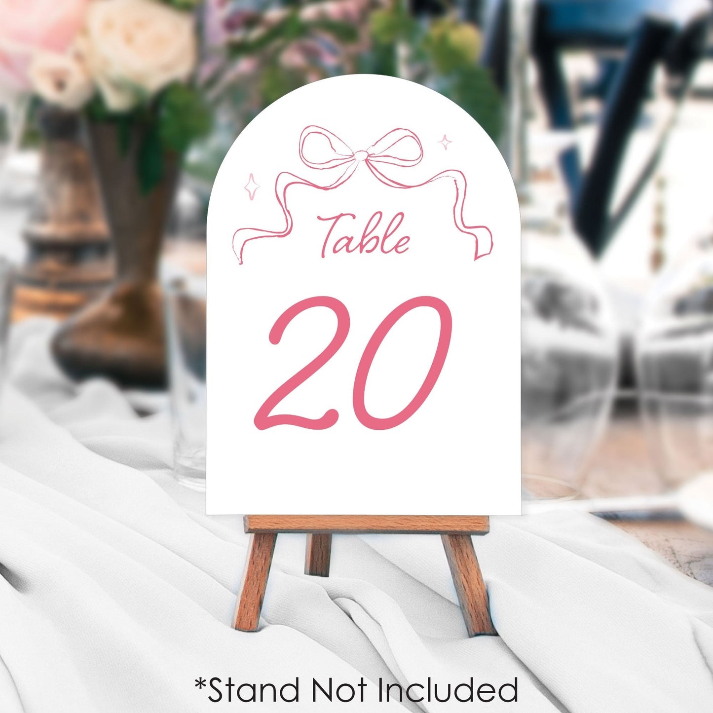 Tying The Knot Table Numbers - 20 Ct