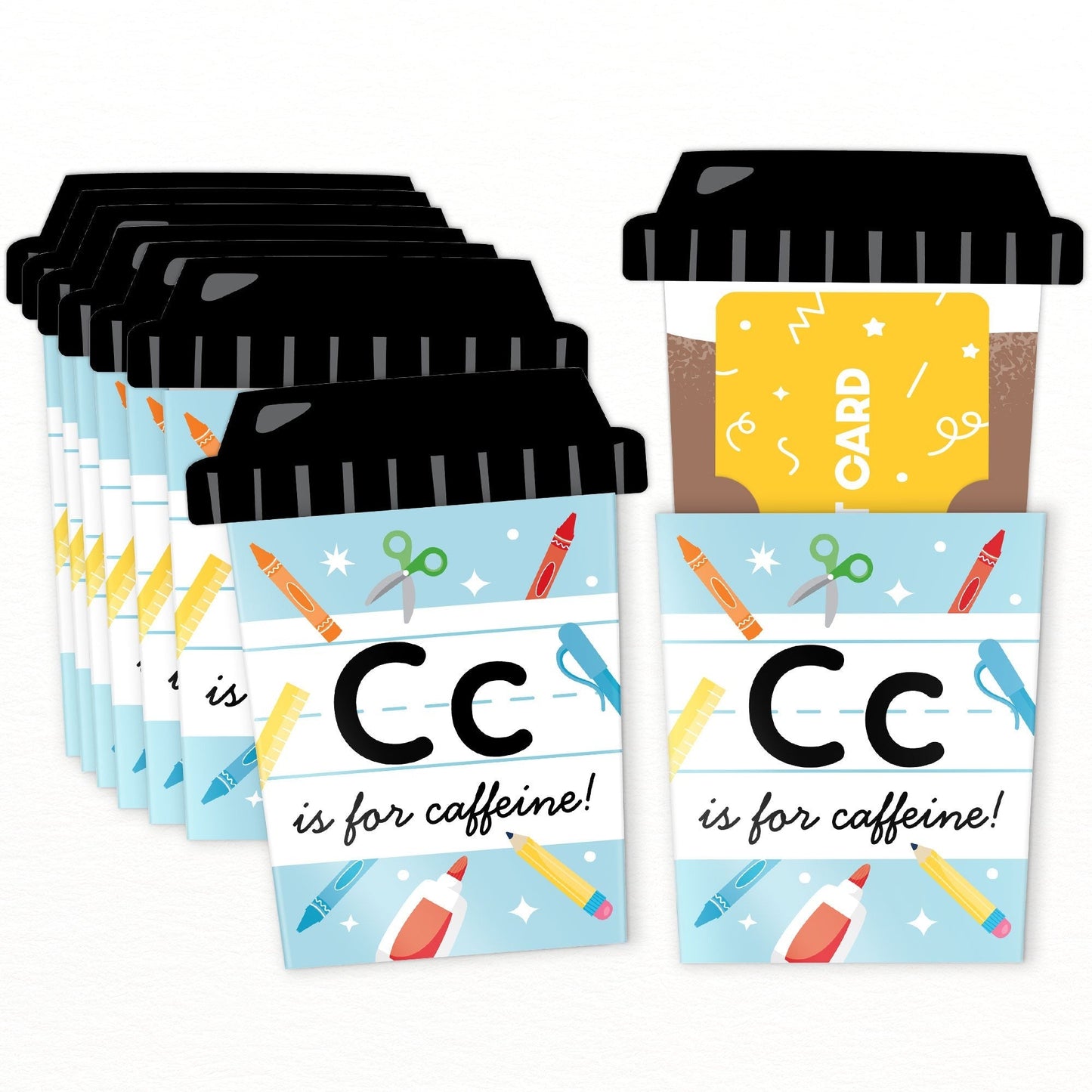 School Supplies Coffee Cup Nifty Gifty - 8 Ct