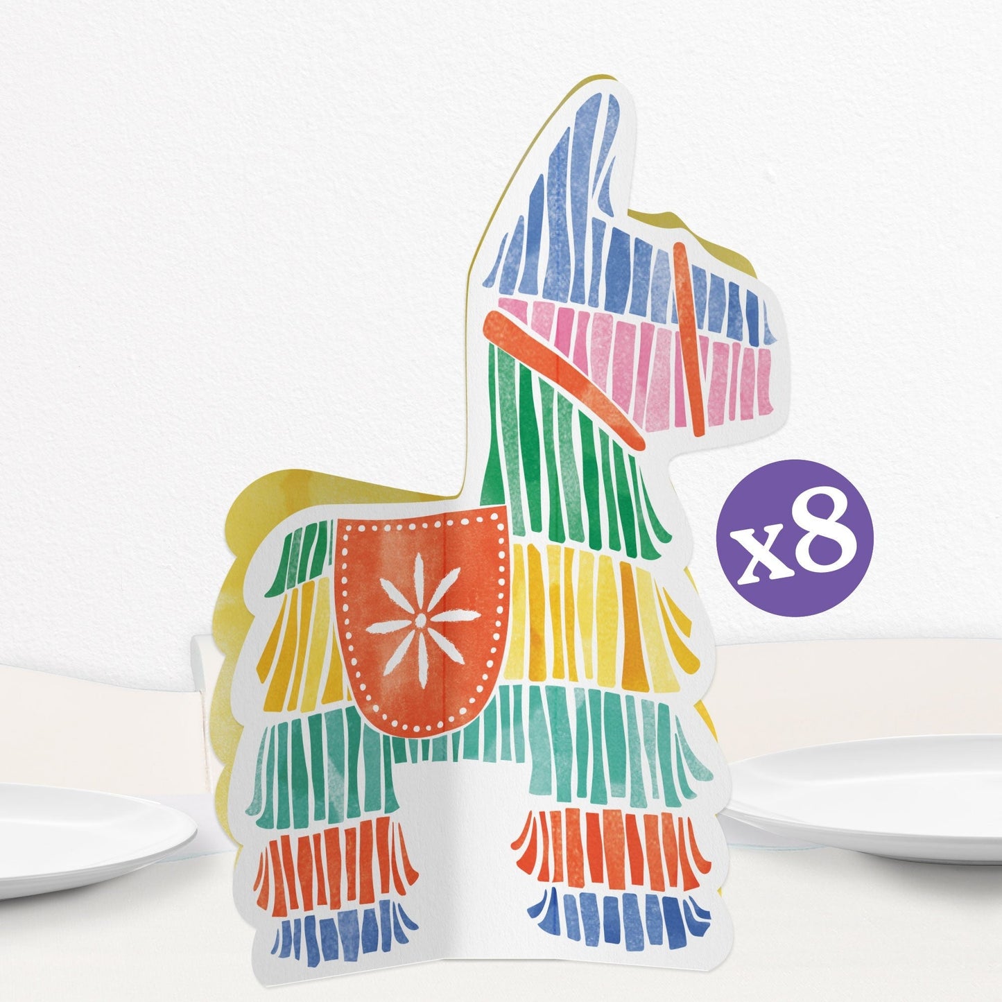 Fiesta 3D Centerpieces - 8 Ct