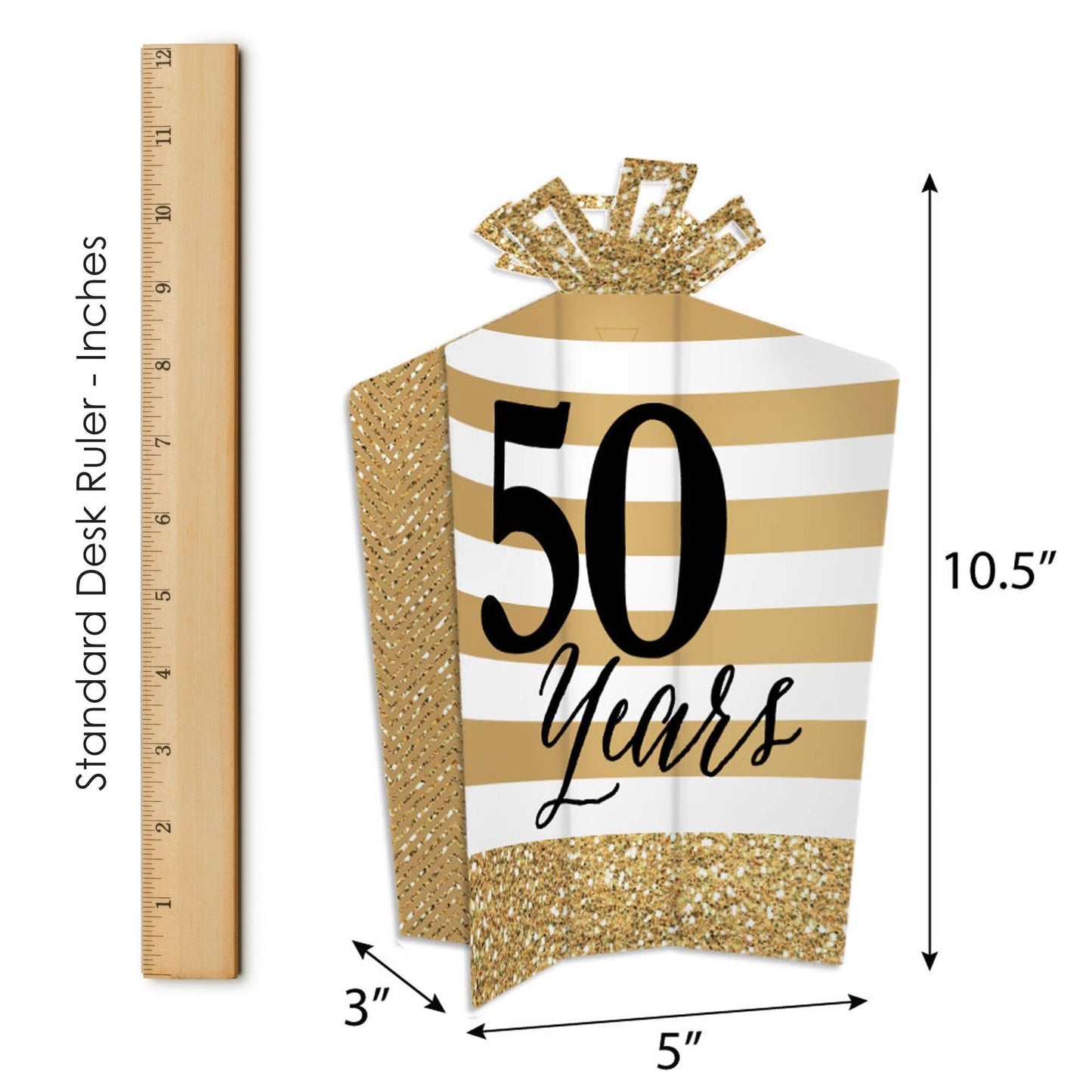 We Still Do - 50th Wedding Anniversary - Anniversary Party Decor and Confetti - Terrific Table Centerpiece Kit - Set of 30