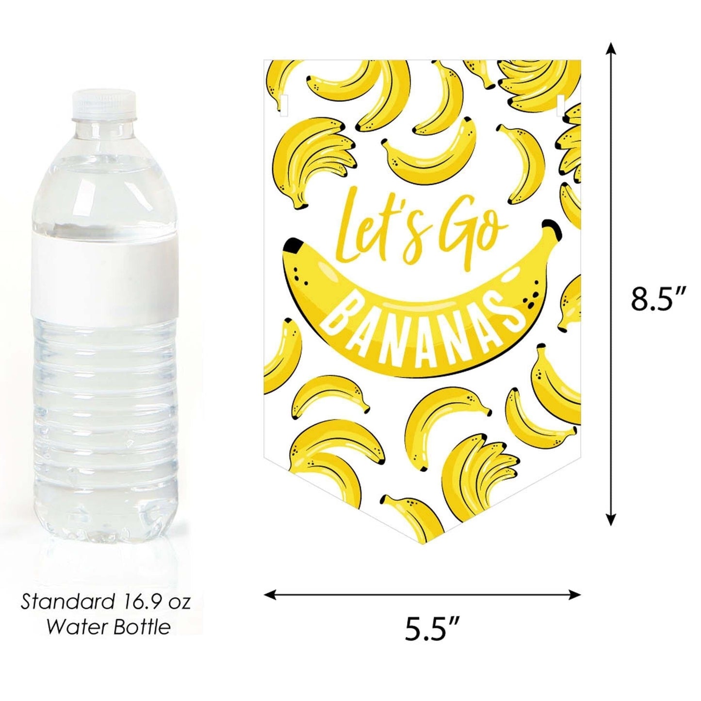 Let's Go Bananas - Tropical Party Bunting Banner - Party Decorations - Let's Go Bananas