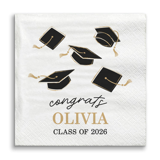 Custom Text - Grad Napkins