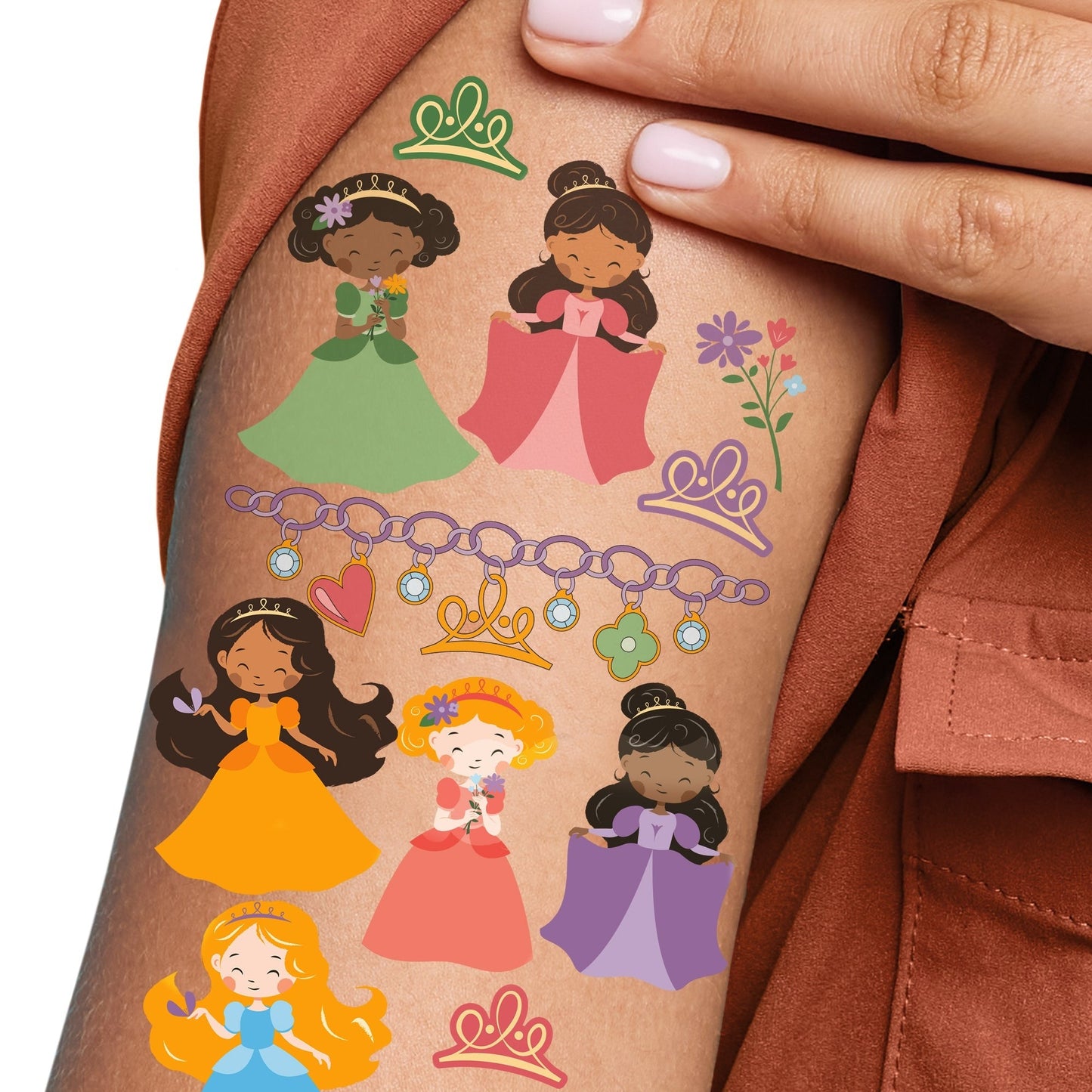 Princess Temporary Tattoos - 60 Ct