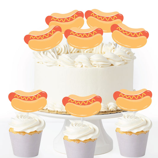 Hot Dog Treat Picks - 24 Ct