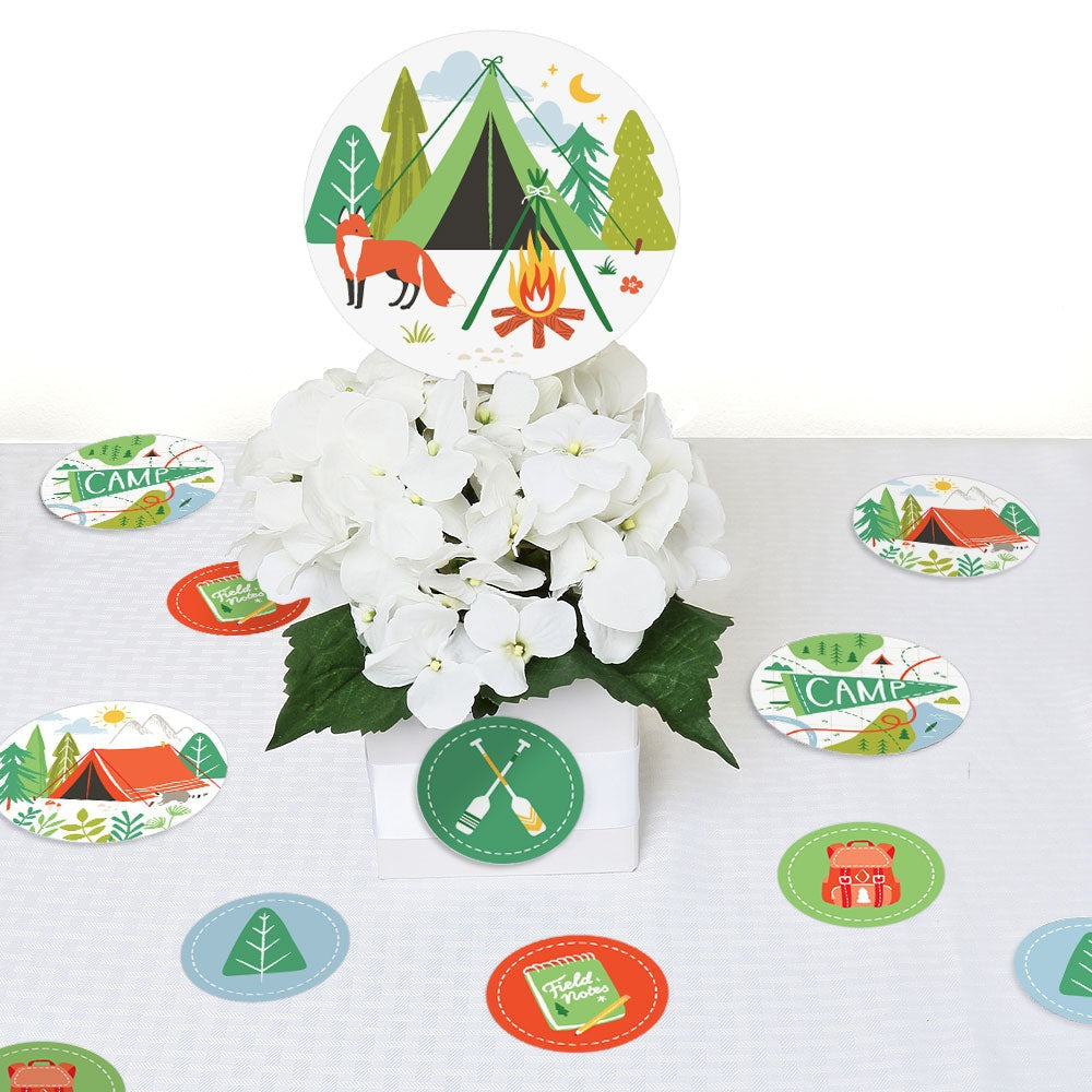 Camping Large Confetti - 27 Ct