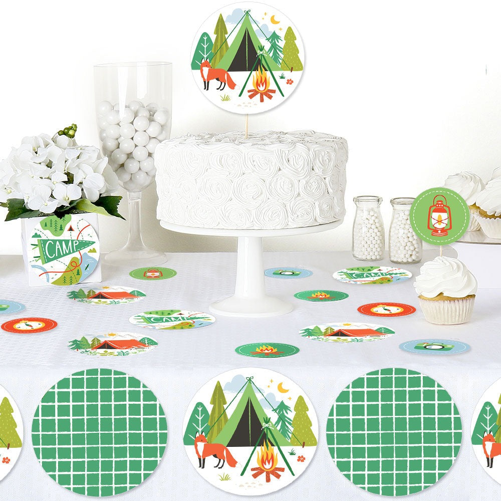 Camping Large Confetti - 27 Ct