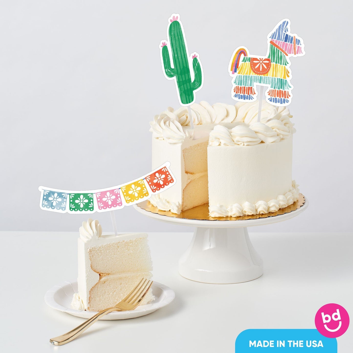 Fiesta Cake Topper - 3 Pc