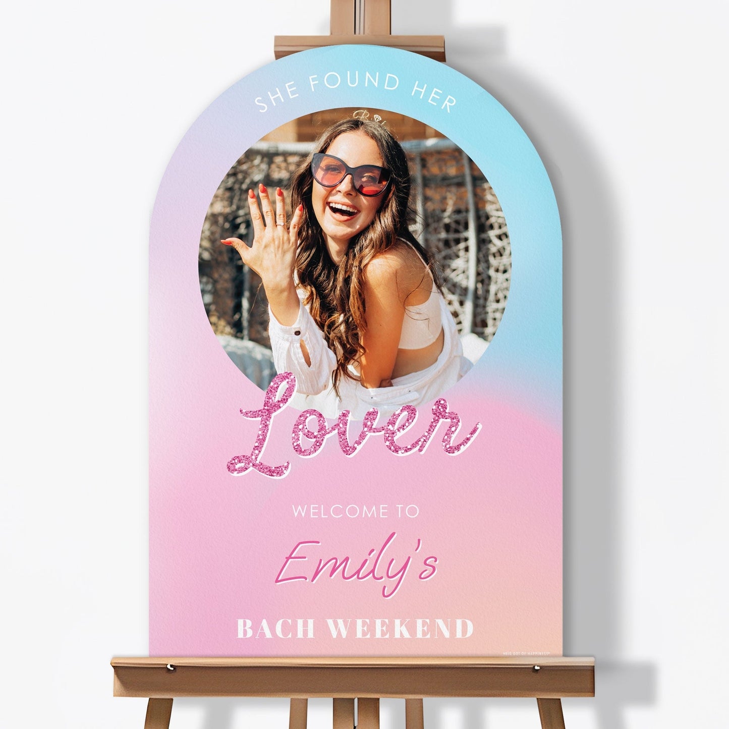 Custom Photo She Found Her Lover Welcome Sign