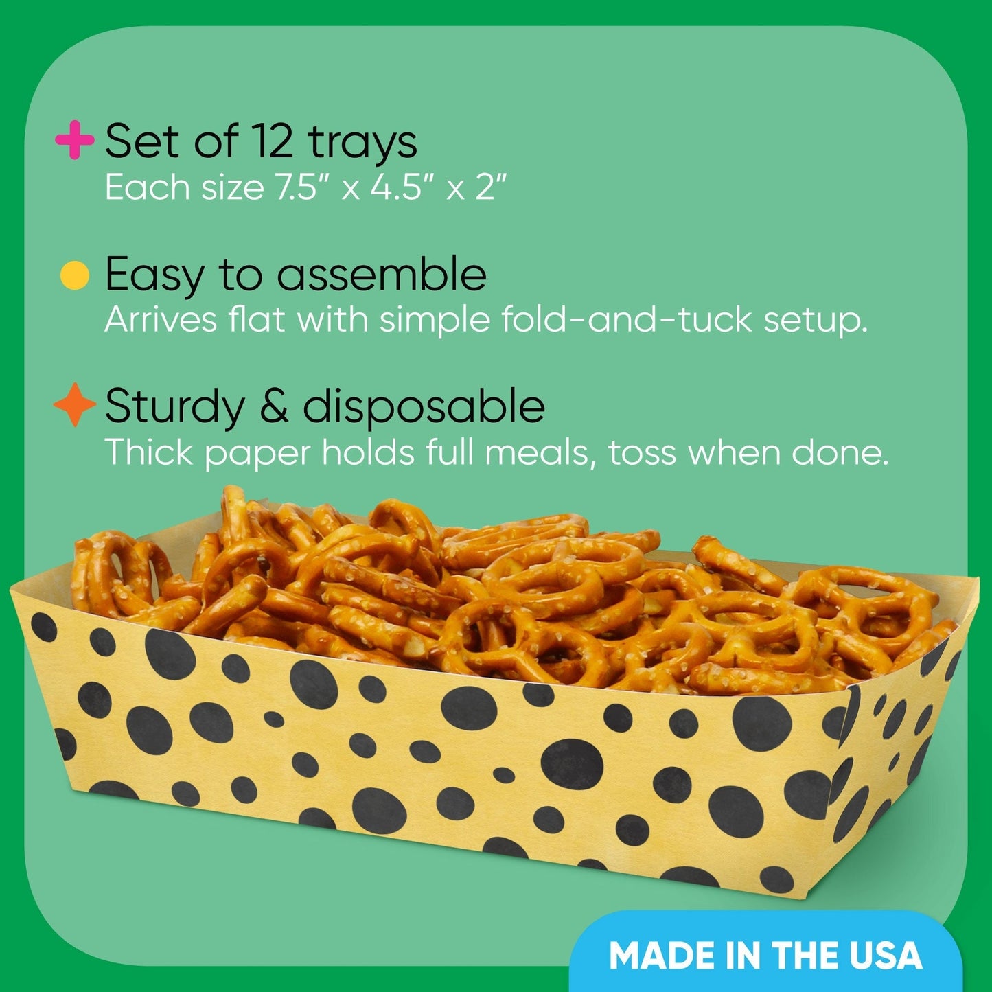 Safari Animal Prints Paper Food Trays