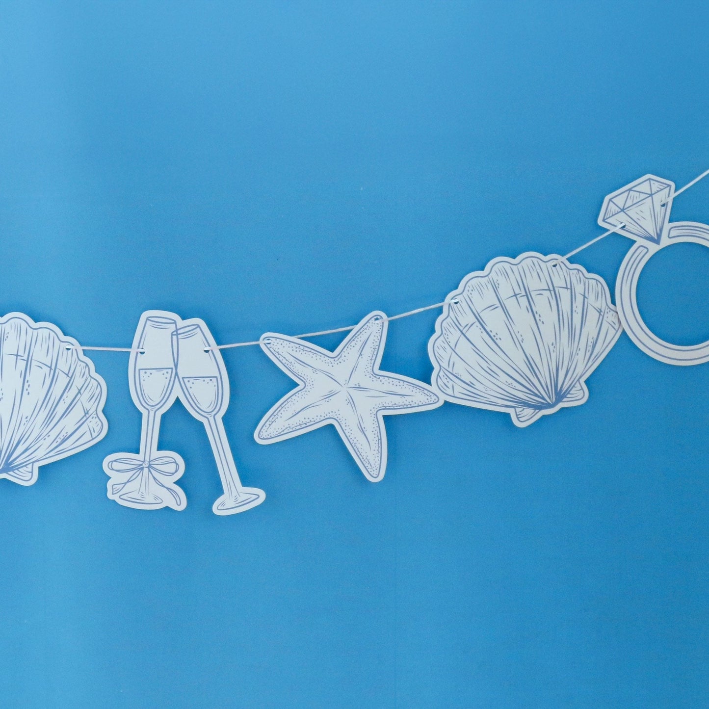 Last Toast on the Coast Garland Banner - 15 Pc