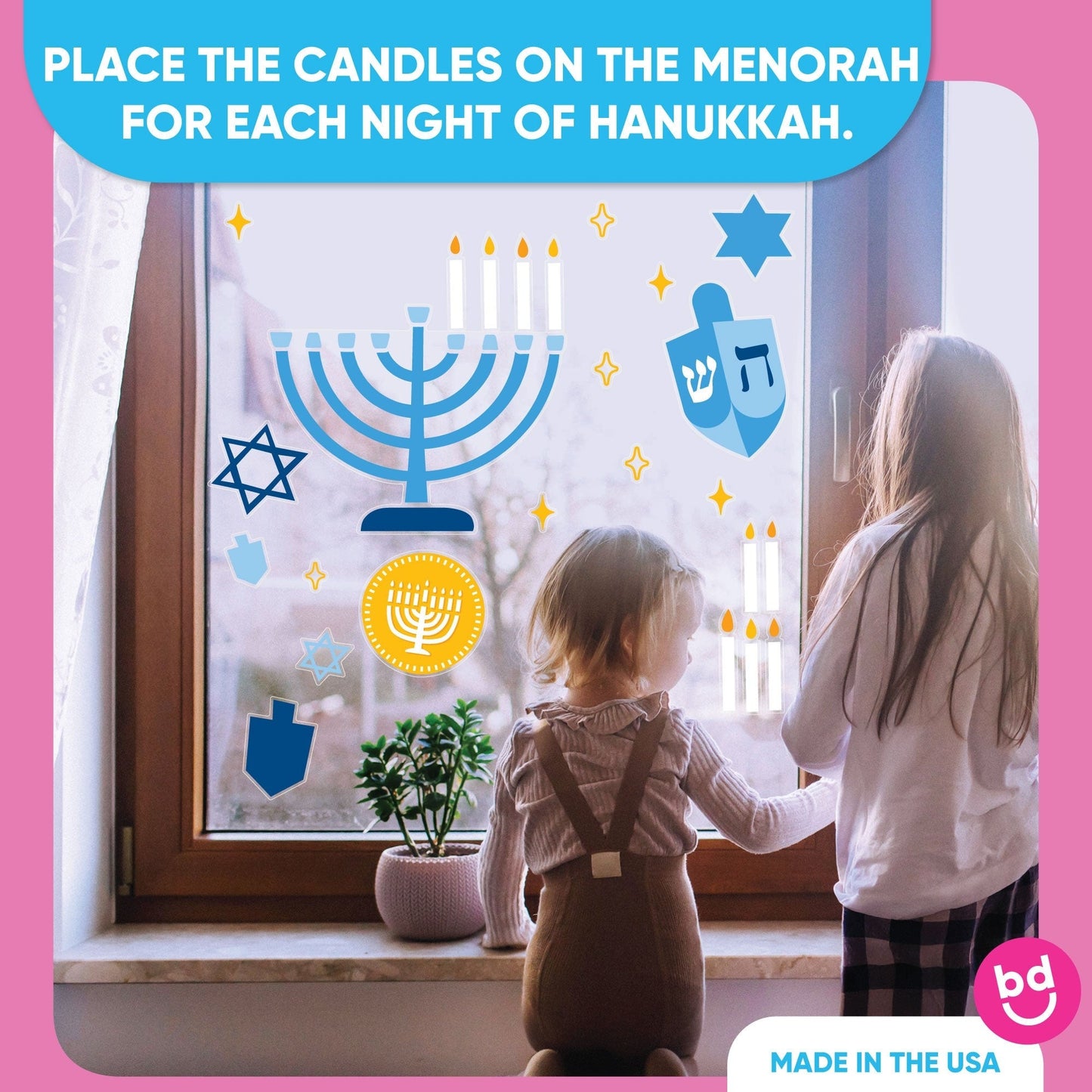 Hanukkah Window Clings