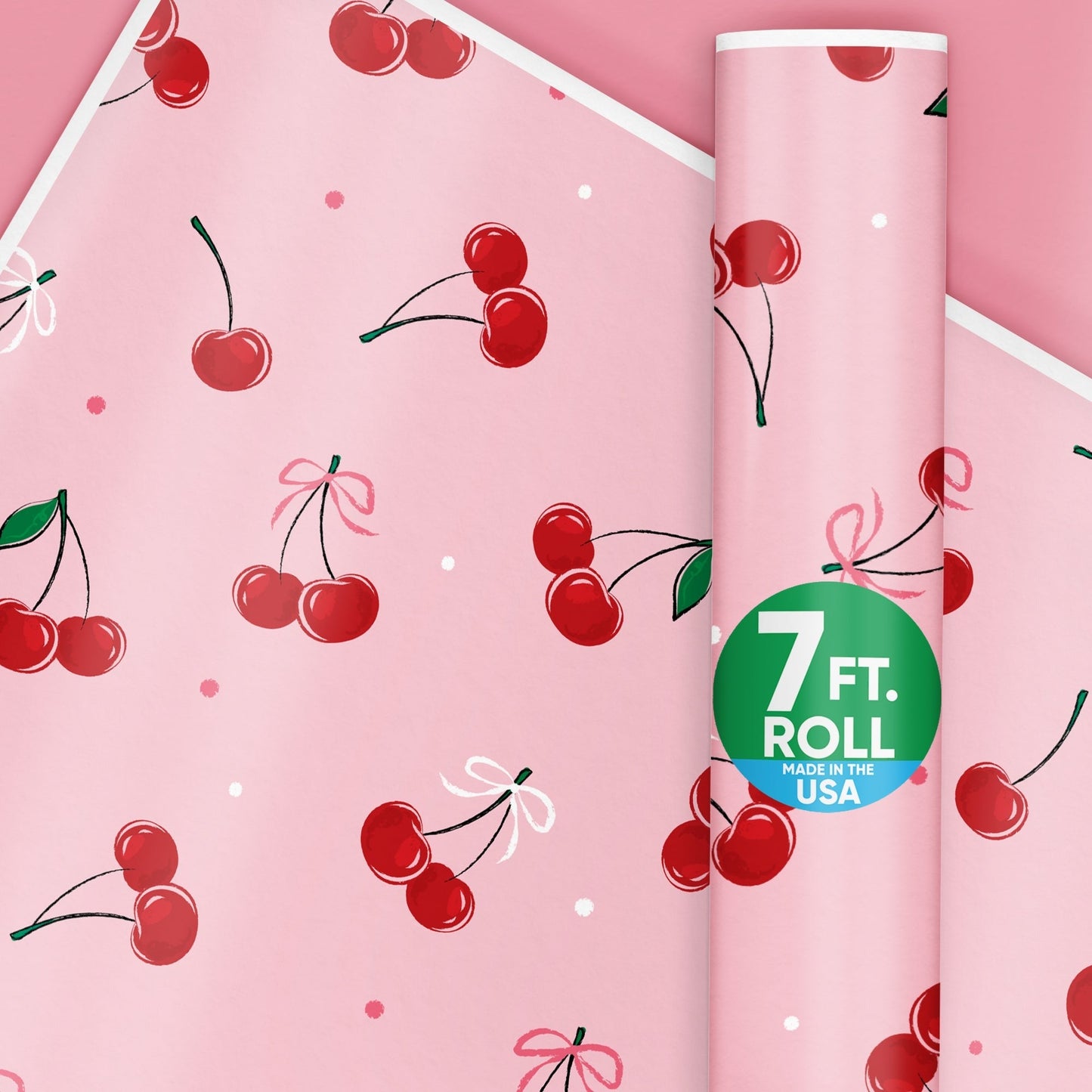 Cherries & Bows Wrapping Paper