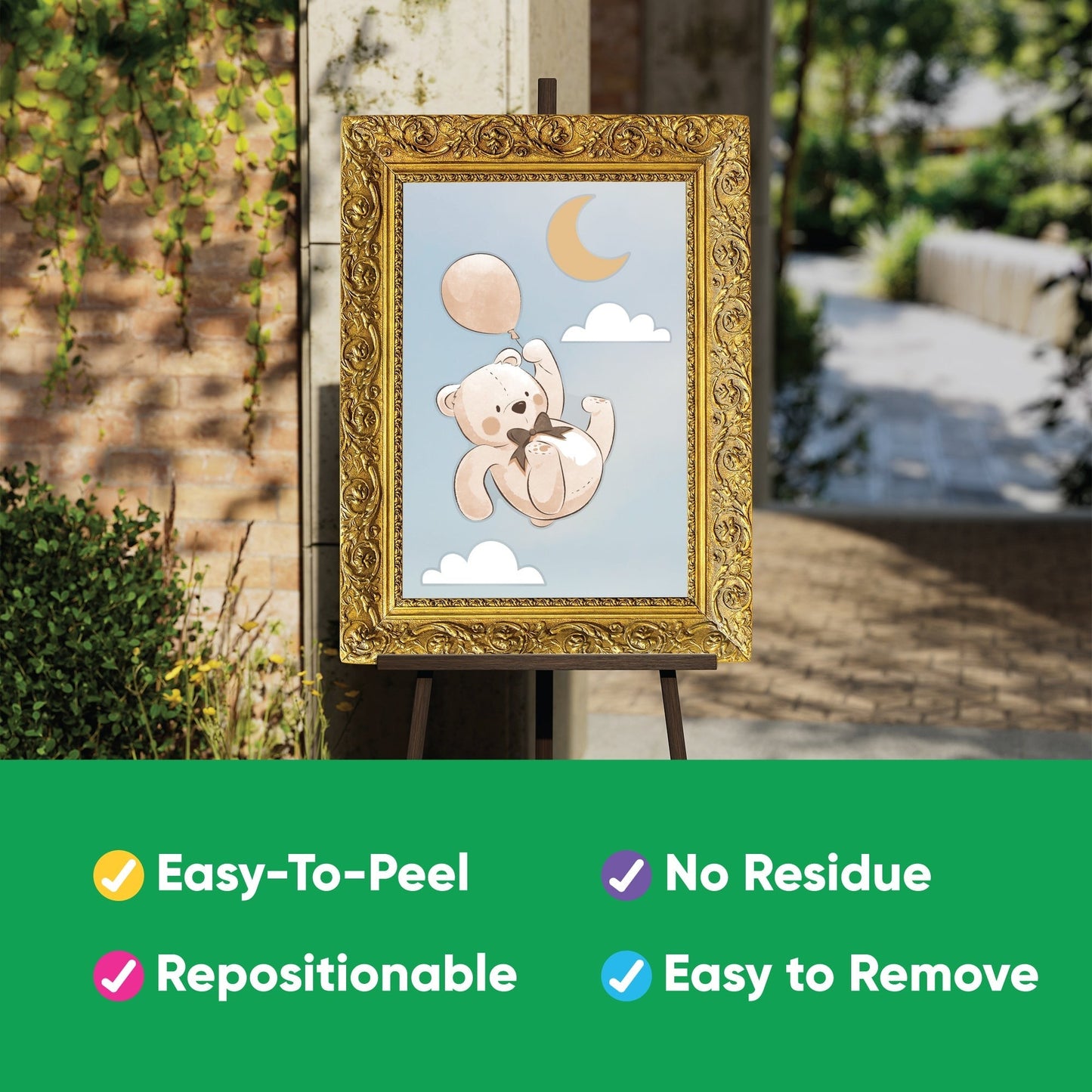 We Can Bearly Wait Backdrop Decals
