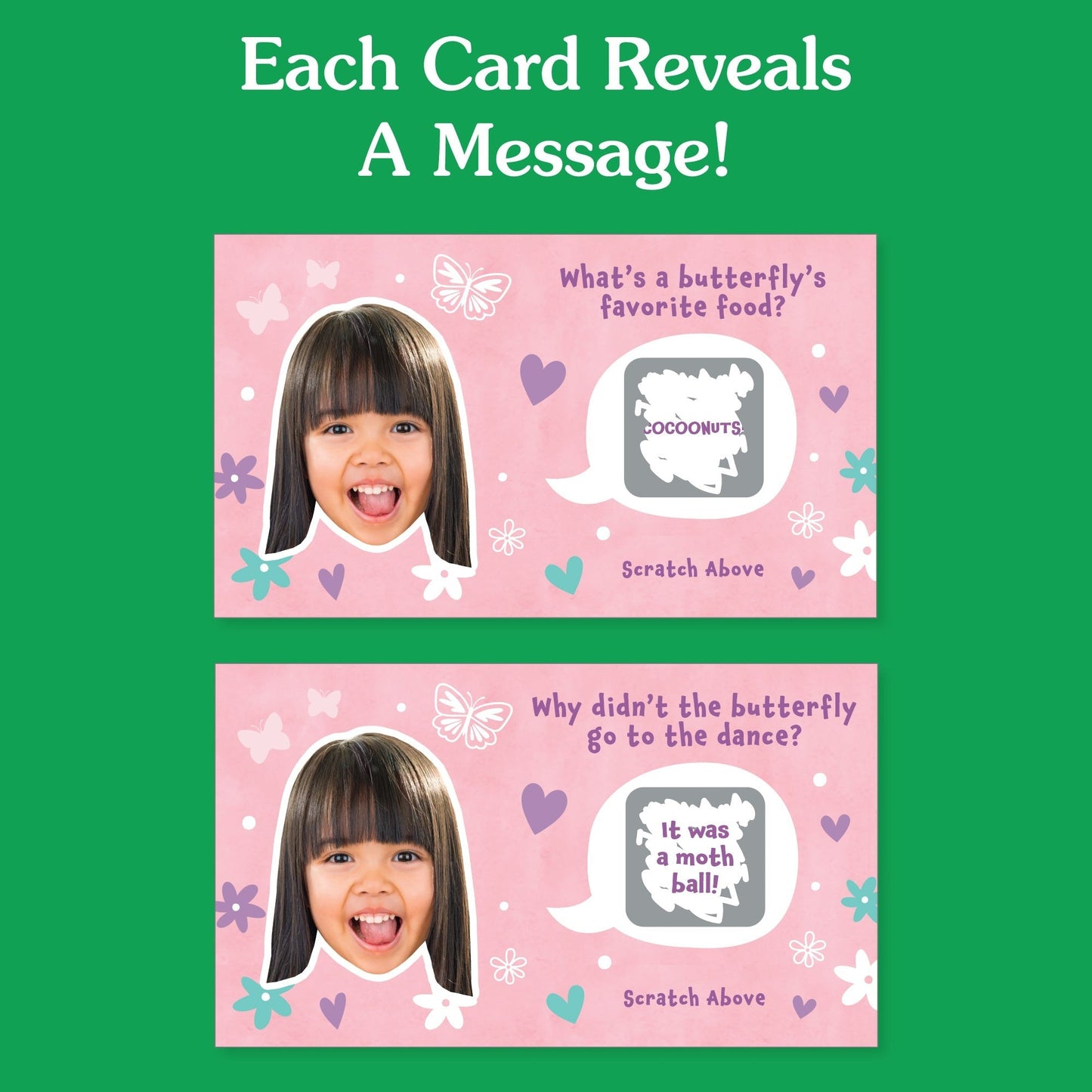 Butterfly Valentines Day Classroom Exchange Scratch Off