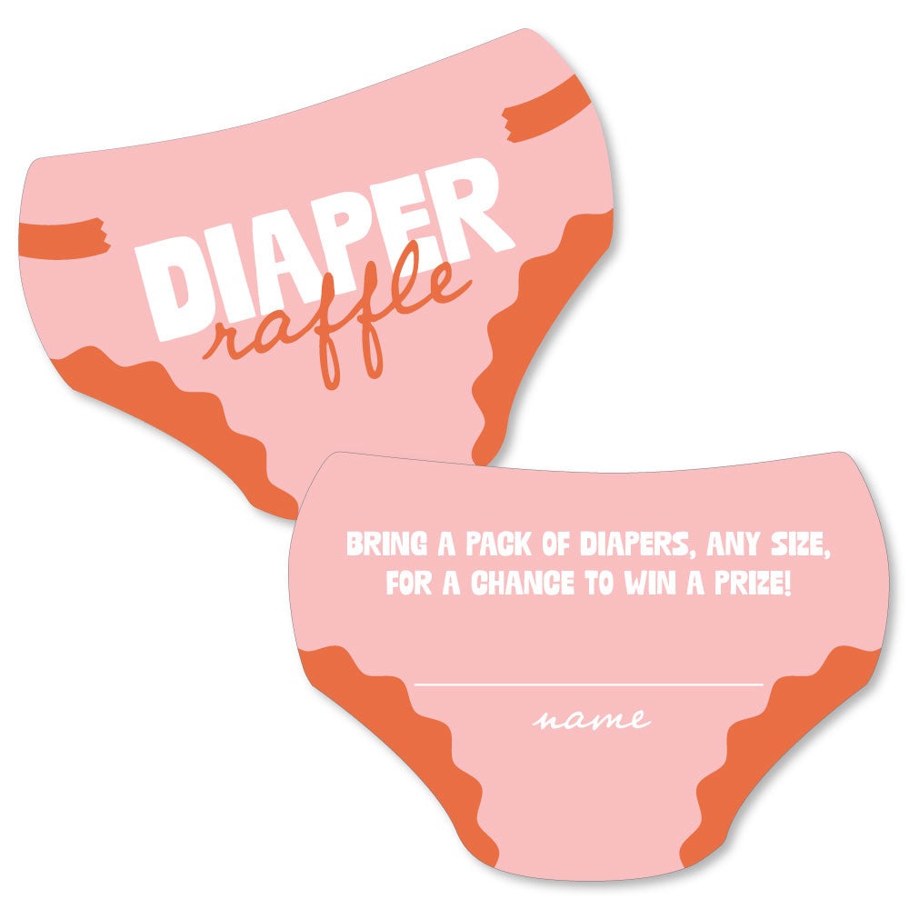 Wavy Baby Shower Diaper Raffle Game - 24 Ct