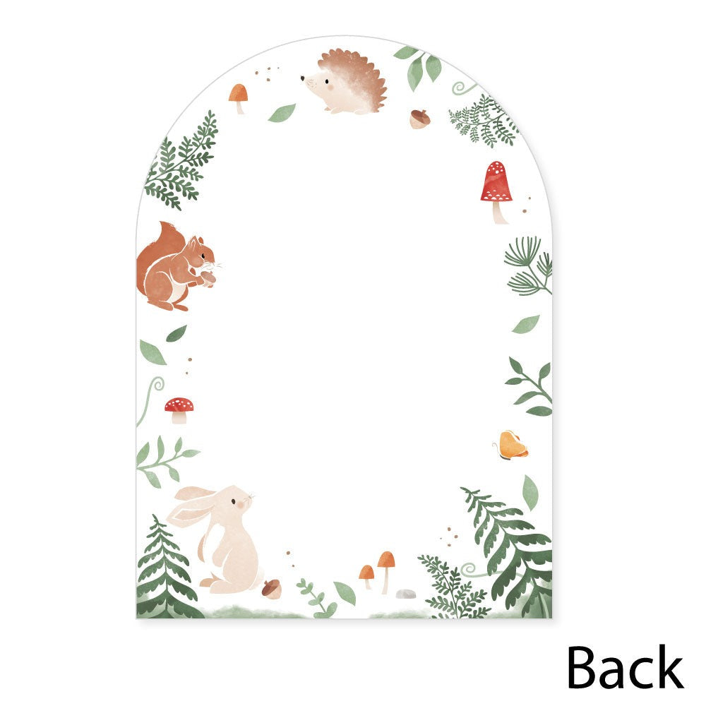 Woodland Animals Thank You Cards - 12 Ct